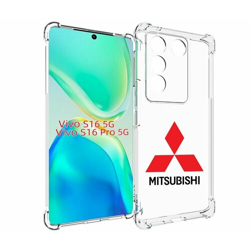 Чехол MyPads mitsubishi-3 для Vivo S16 5G / S16 Pro 5G / V27 / V27 Pro задняя-панель-накладка-бампер