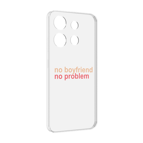 Чехол MyPads нет-парня-нет-проблем для Infinix Smart 7 задняя-панель-накладка-бампер
