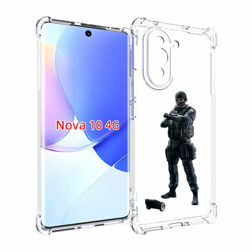 Чехол MyPads Tom-Clancy's-Rainbow-Six-1 для Huawei Nova 10 задняя-панель-накладка-бампер чехол mypads tom clancy s rainbow six 1 для huawei mate 40 pro plus задняя панель накладка бампер