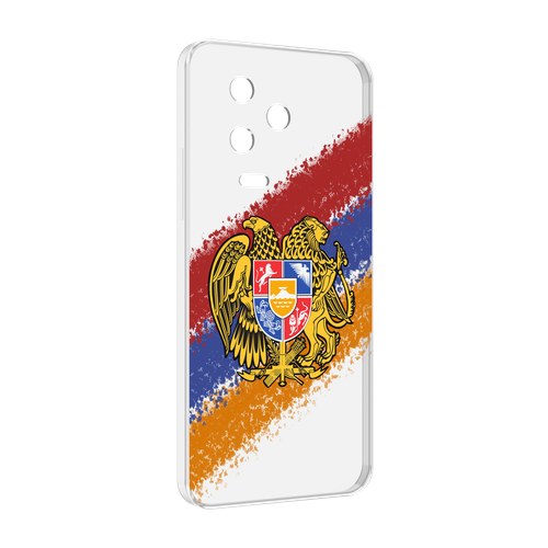 Чехол MyPads флаг герб Армении для Infinix Note 12 Pro 4G X676B задняя-панель-накладка-бампер