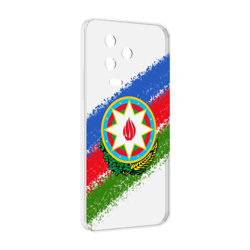Чехол MyPads герб флаг Азербайджана для Infinix Note 12 Pro 4G X676B задняя-панель-накладка-бампер