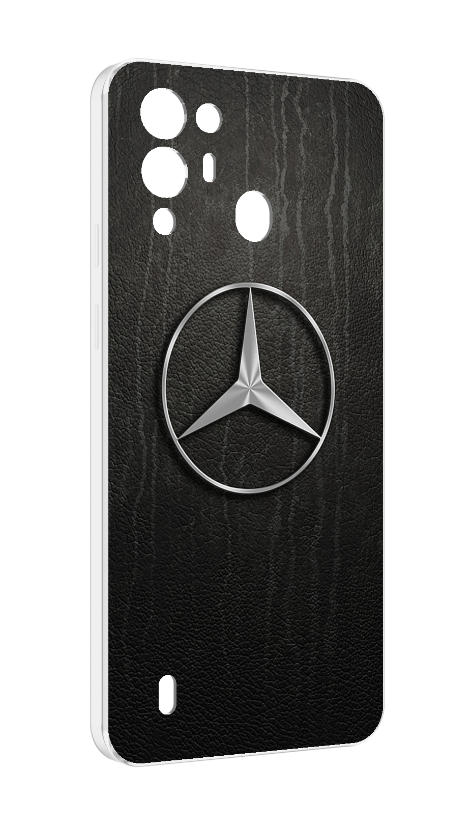 Чехол MyPads mercedes-мерседес-2 мужской для Blackview A55 Pro задняя-панель-накладка-бампер