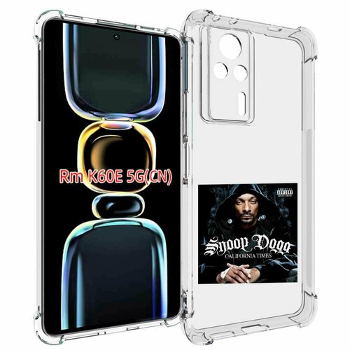 Чехол MyPads Snoop Dogg CALIFORNIA TIMES для Xiaomi Redmi K60E задняя-панель-накладка-бампер чехол mypads snoop dogg california times для xiaomi redmi k60 задняя панель накладка бампер