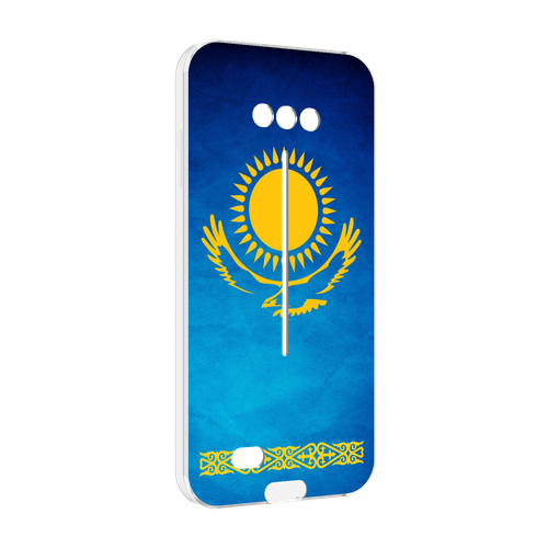 Чехол MyPads герб и флаг казахстана для Doogee S41 / S41 Pro задняя-панель-накладка-бампер чехол mypads герб краснодарский край для doogee s41 s41 pro задняя панель накладка бампер