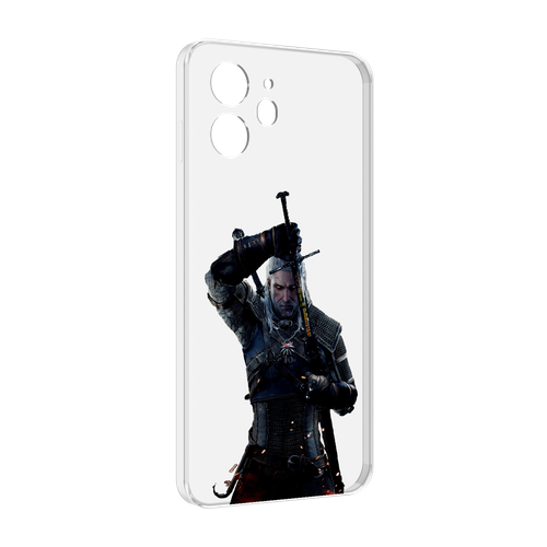 Чехол MyPads The-Witcher-3-Ведьмак для Oukitel C32 задняя-панель-накладка-бампер