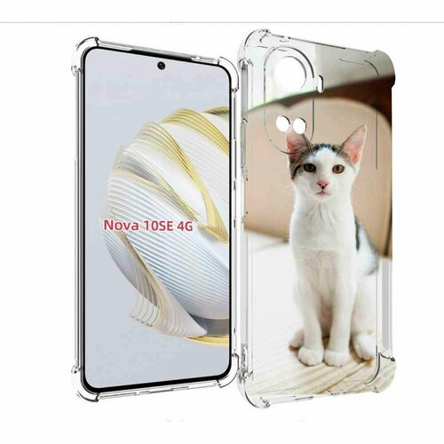 Чехол MyPads порода кошка эгейская для Huawei Nova 10 SE задняя-панель-накладка-бампер чехол mypads порода кошка эгейская для realme 10 задняя панель накладка бампер