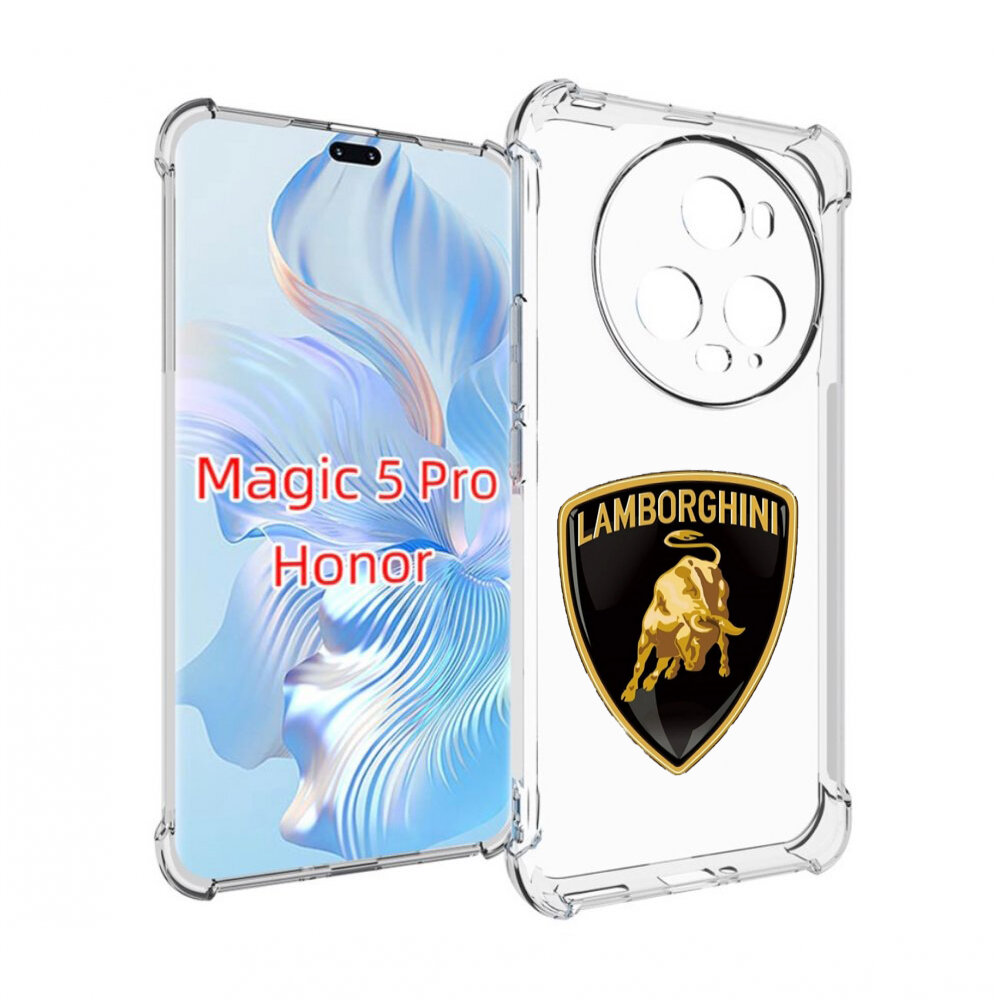 Чехол MyPads lamborghini-ламборгини-2 для Honor Magic 5 Pro задняя-панель-накладка-бампер