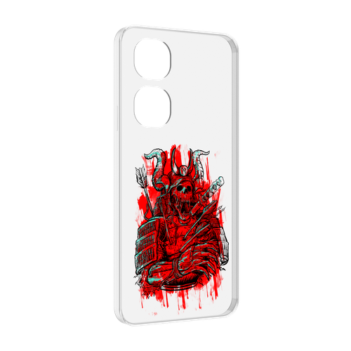 Чехол MyPads красный скелет воин для Vivo Y100 задняя-панель-накладка-бампер чехол mypads красный скелет воин для vivo x90 задняя панель накладка бампер