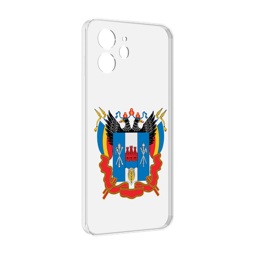 Чехол MyPads герб-ростовская-область для Oukitel C32 задняя-панель-накладка-бампер