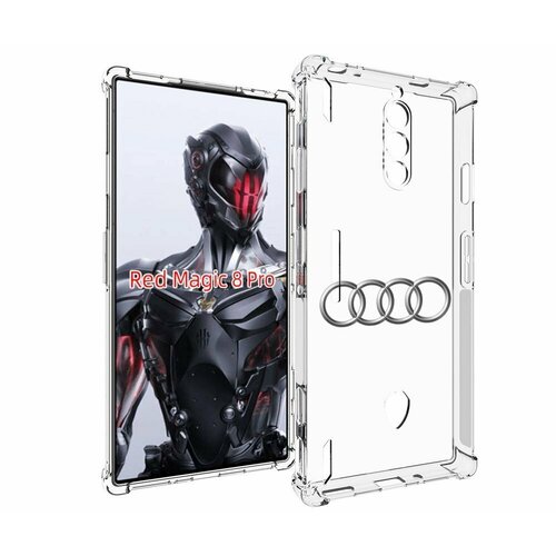 Чехол MyPads audi-ауди-7 мужской для ZTE Nubia Red Magic 8 Pro / Red Magic 8 Pro Plus задняя-панель-накладка-бампер чехол mypads trent protector для zte nubia red magic 7 pro задняя панель накладка бампер