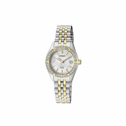 наручные часы citizen basic an8204 59x серебряный золотой Наручные часы CITIZEN, золотой, серебряный