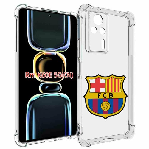 Чехол MyPads ФК FCB Барселона для Xiaomi Redmi K60E задняя-панель-накладка-бампер