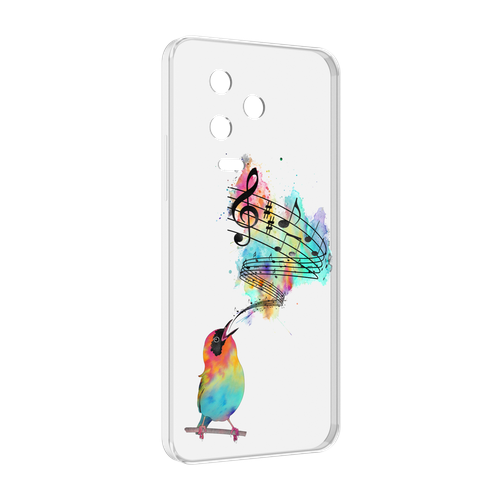 Чехол MyPads певчая птичка для Infinix Note 12 Pro 4G X676B задняя-панель-накладка-бампер
