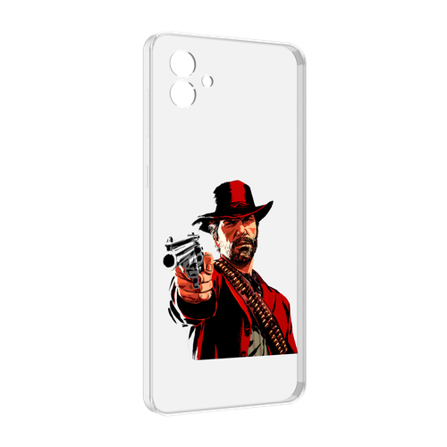 Чехол MyPads Red-Dead-Redemption-2-РДР-2 для Samsung Galaxy M04 задняя-панель-накладка-бампер