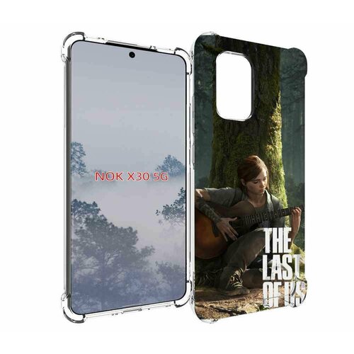 Чехол MyPads The Last of Us Part II для Nokia X30 5G задняя-панель-накладка-бампер