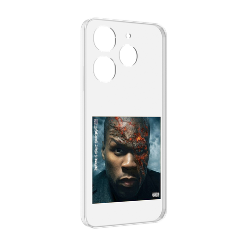 Чехол MyPads 50 Cent - Before I Self Destruct мужской для Tecno Spark 10 Pro задняя-панель-накладка-бампер