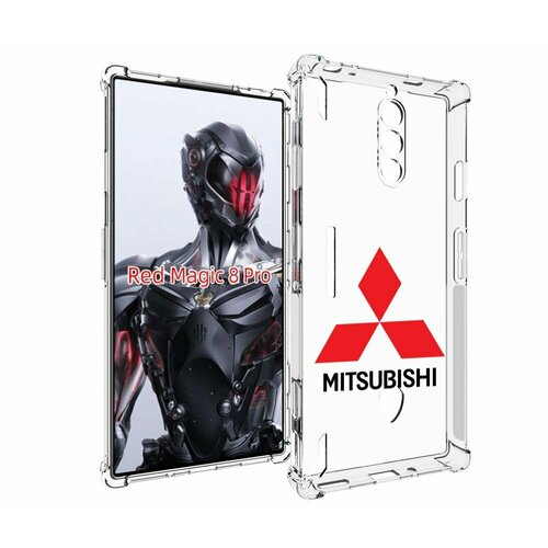 Чехол MyPads mitsubishi-3 для ZTE Nubia Red Magic 8 Pro / Red Magic 8 Pro Plus задняя-панель-накладка-бампер чехол mypads вольво volvo 3 для zte nubia red magic 8 pro red magic 8 pro plus задняя панель накладка бампер