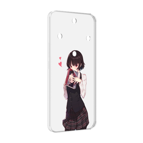 Чехол MyPads Persona 5 - Makoto Niijima для Honor Magic 5 Lite / Honor X9a задняя-панель-накладка-бампер
