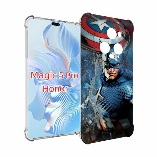 Чехол MyPads Комикс-капитан-Америка для Honor Magic 5 Pro задняя-панель-накладка-бампер чехол mypads комикс капитан америка для honor magic 5 pro задняя панель накладка бампер