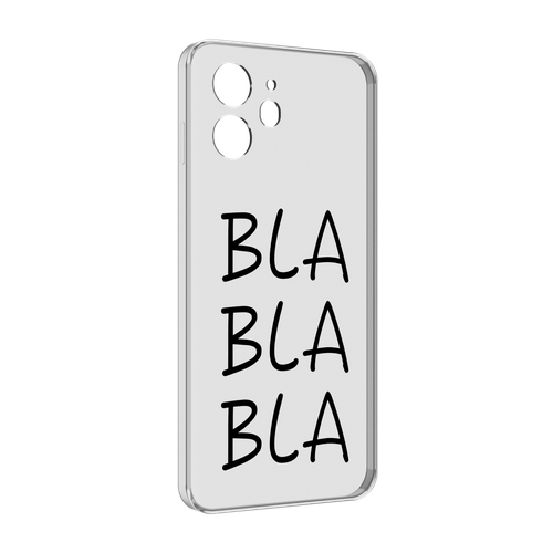 Чехол MyPads Bla-Bla для Oukitel C32 задняя-панель-накладка-бампер