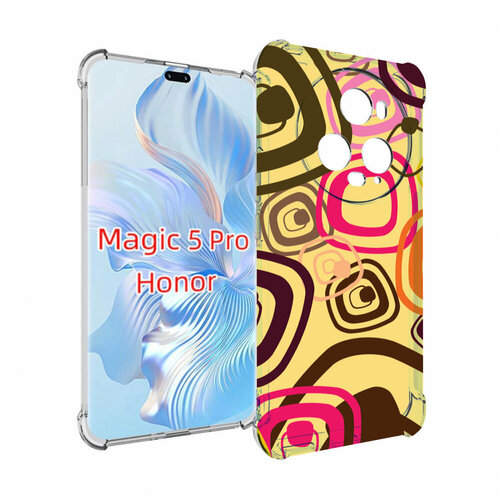 Чехол MyPads абстракция-на-желтом-фоне для Honor Magic 5 Pro задняя-панель-накладка-бампер чехол mypads абстракция на желтом фоне для honor x40 задняя панель накладка бампер