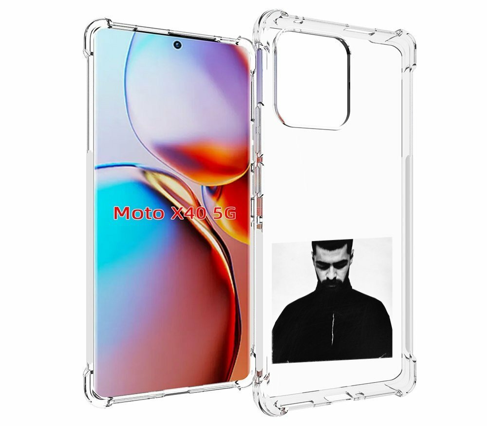 Чехол MyPads Buster Keaton Miyagi мужской для Motorola Moto X40 задняя-панель-накладка-бампер