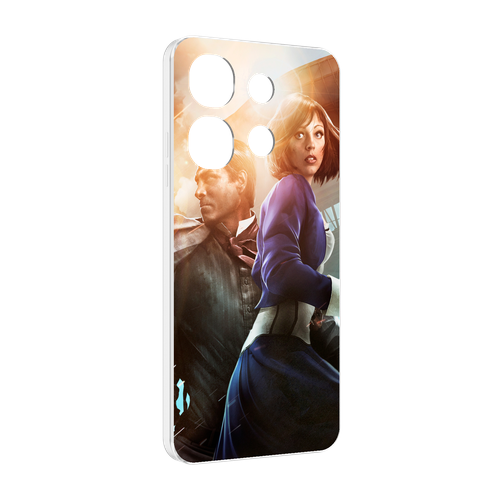 Чехол MyPads Bioshock Infinite для Tecno Spark Go 2023 (BF7) / Tecno Smart 7 задняя-панель-накладка-бампер чехол mypads bioshock infinite для infinix smart 7 задняя панель накладка бампер