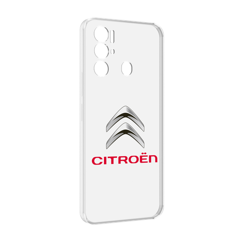Чехол MyPads citroen-3 мужской для Tecno Pova Neo 4G задняя-панель-накладка-бампер