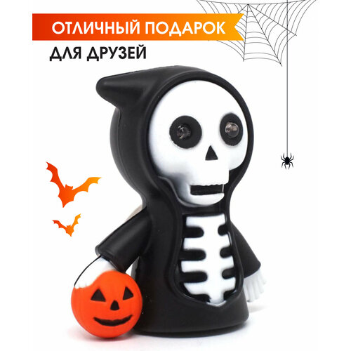 Брелок, гладкая фактура, черный