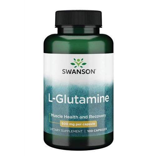 Swanson L-Glutamine 500мг 100 капсул свансон L-глютамин