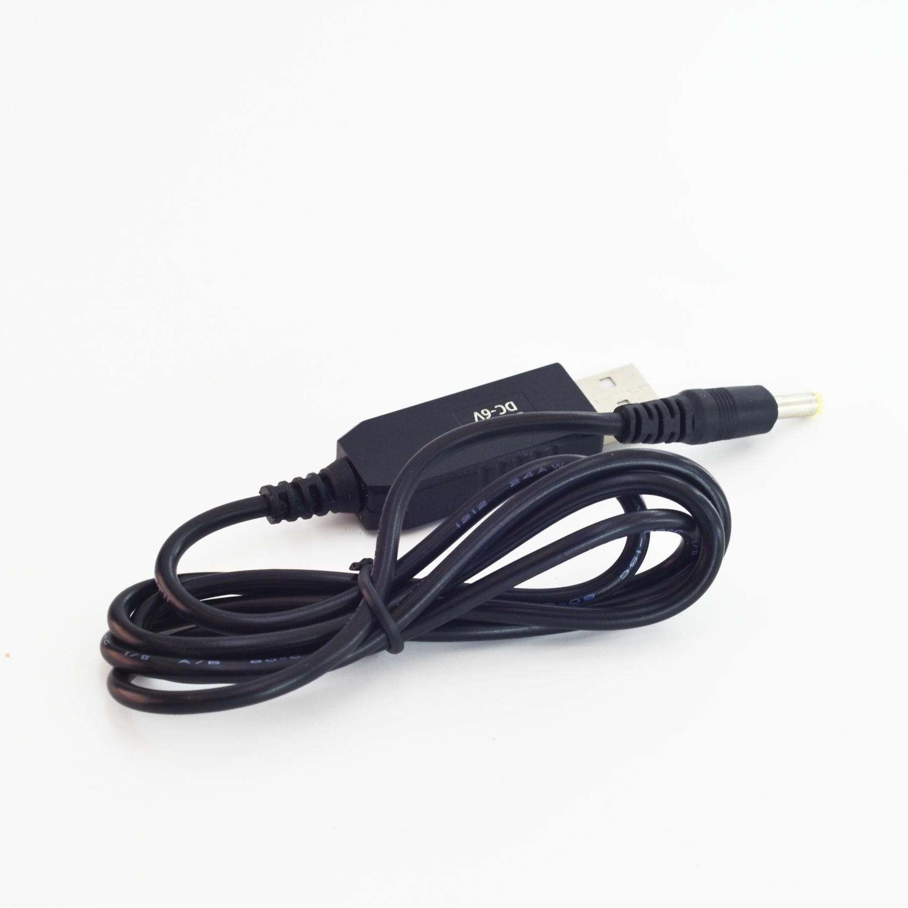 Шнур питания 6В/1А (USB - 4.0x1.7 мм), USB кабель для тонометров Omron
