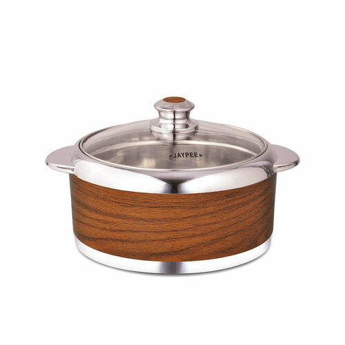 Термокастрюля Jaypee Glassmate Light Wood, объемом 2,0 литра