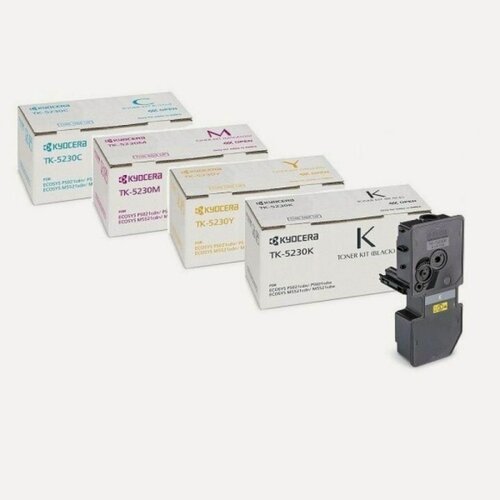 Изображение товара Картридж KYOCERA TK-5230C, для принтера Kyocera, желтый, 2200 стр.