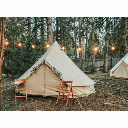 Палатка Юрта для кемпинга и пикников Размером 4х4 м Terbo Mir & Camping 2-907-8 W