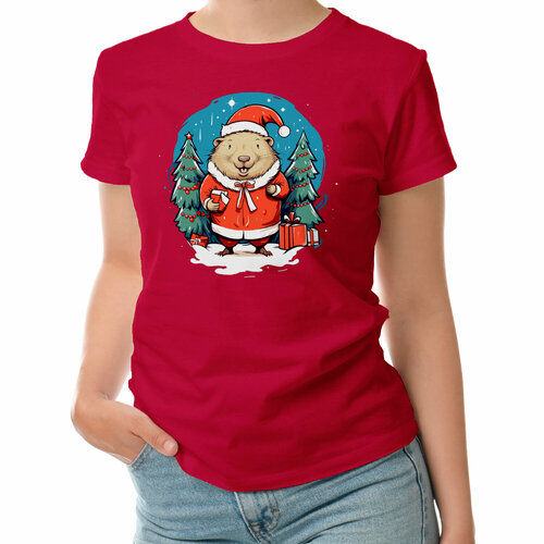 фото Футболка roly, размер l, красный