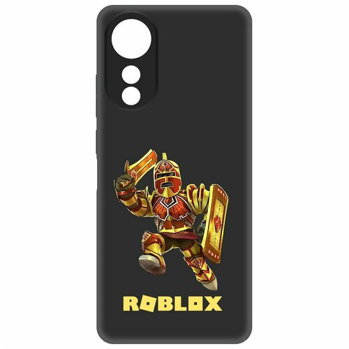 Чехол-накладка Krutoff Soft Case Roblox-Рэдклифф для Oppo A78 4G черный чехол накладка krutoff soft case roblox рэдклифф для oppo a17k черный