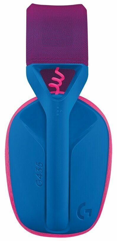 Беспроводная компьютерная гарнитура Logitech G G435, Blue And Raspberry — фото 1