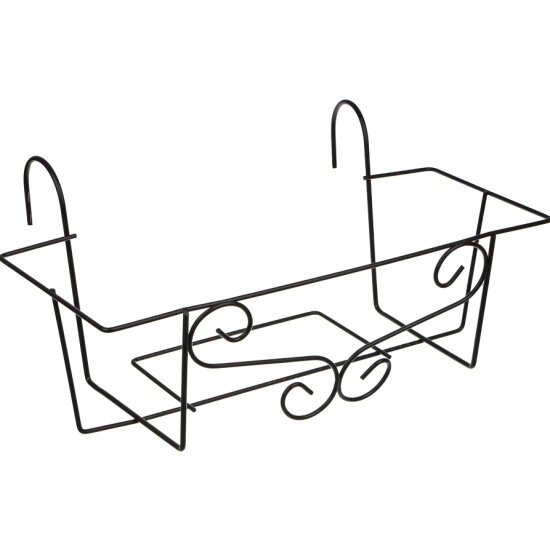фото Подставка INBLOOM под цветы навесная 41,8х26,3х17,9см, металл