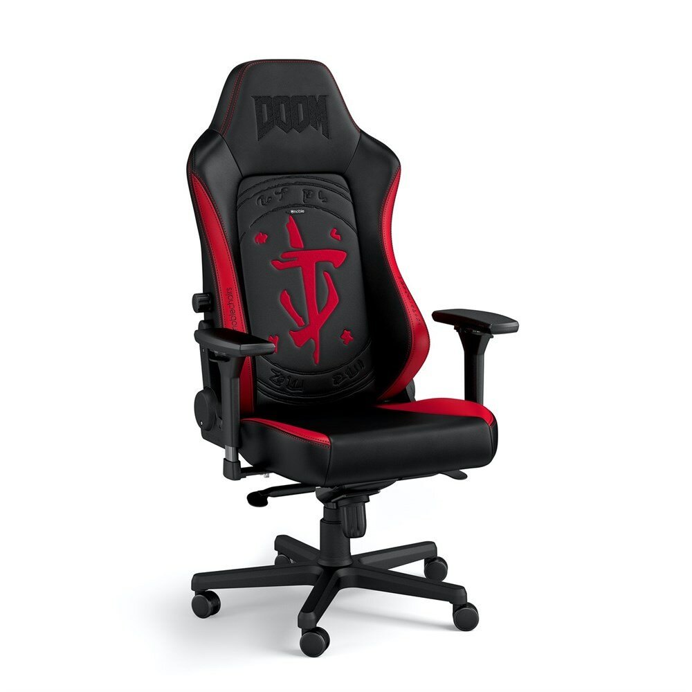 NOBLECHAIRS Игровое Кресло Noblechairs HERO DOOM Ed. (NBL-HRO-PU-DET) PU Leather