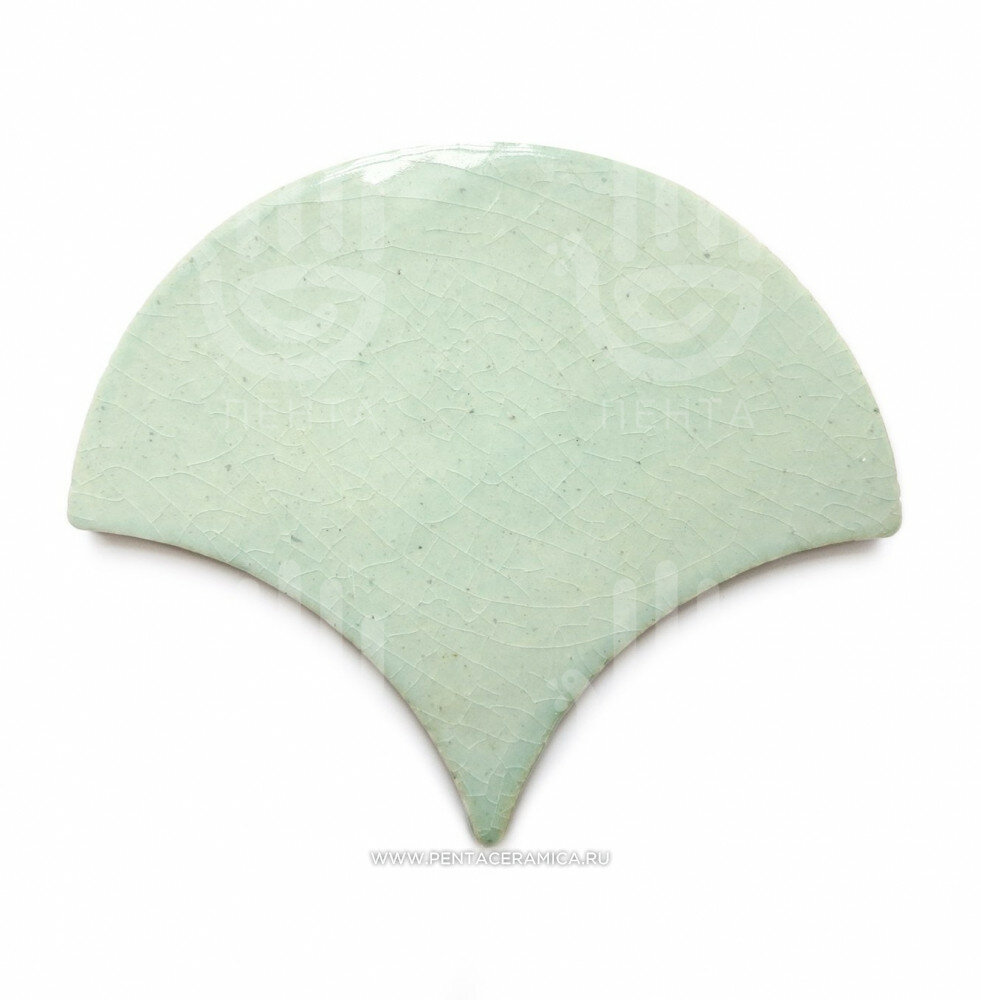 фото Плитка Рыбья Чешуя Аквамарин микс, м2