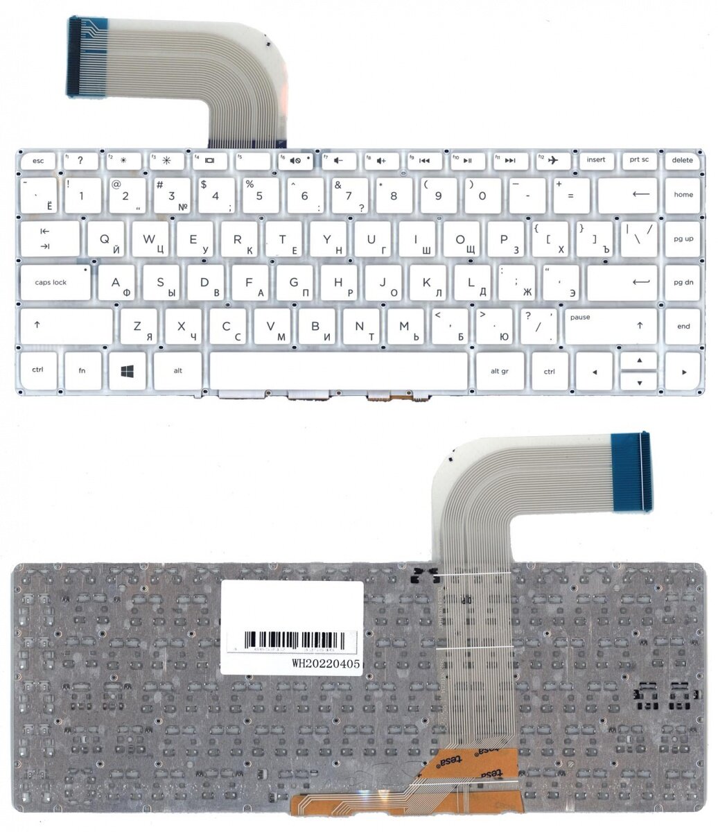 Клавиатура для HP Pavilion 14-V Series, белая