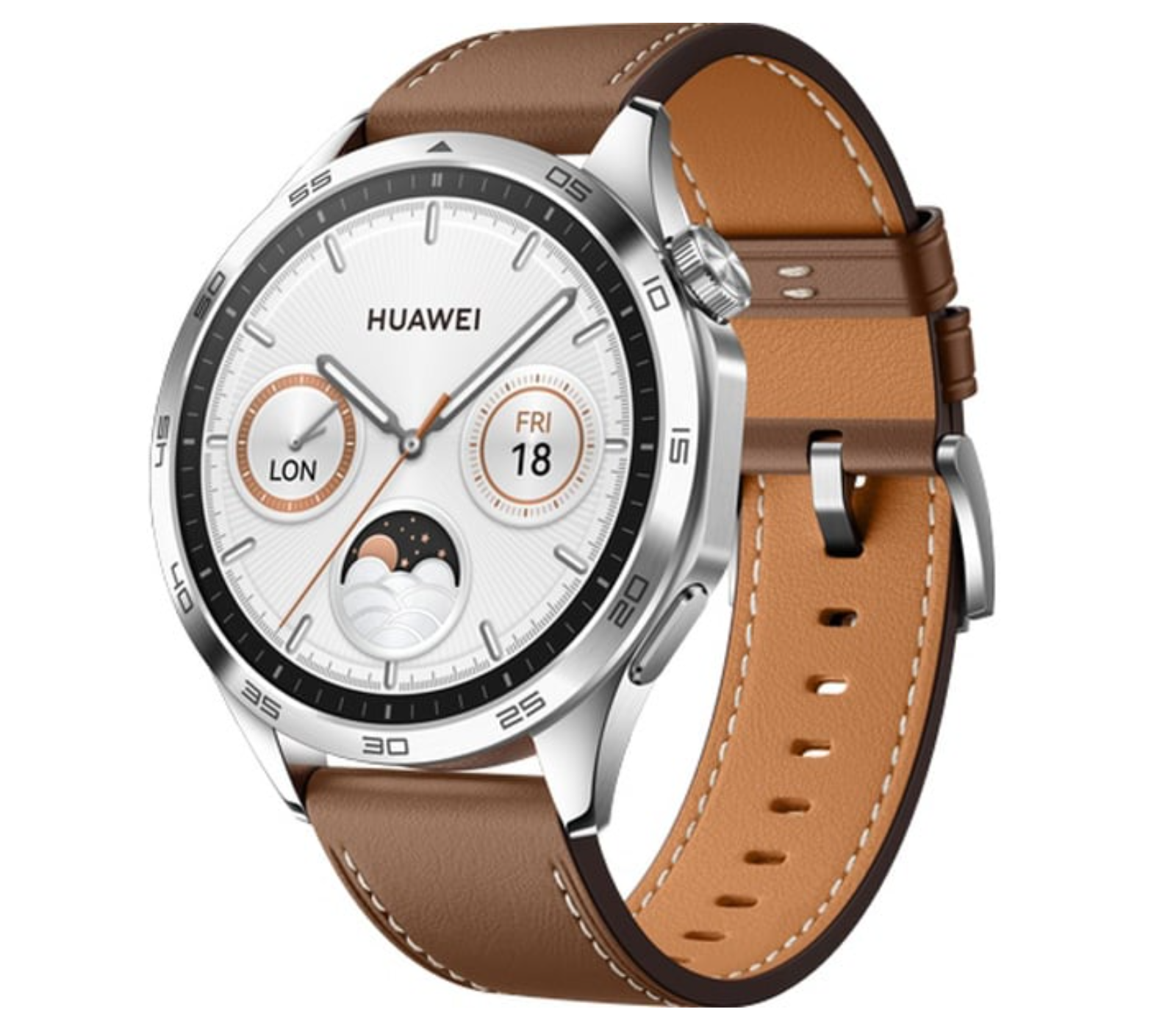 Смарт-часы Huawei Watch GT 4 46ММ (55020BGX), Brown Leather