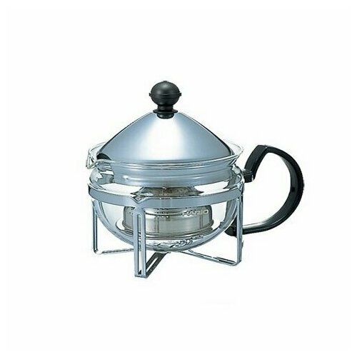 Чайник HARIO Chaor 600 мл стекло нержавеющая сталь прозрачный-хромированный CHA-4SV 19230₽