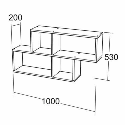 Полка настенная Алсо 