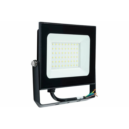 Светодиодный прожектор truEnergy IP65 50W 6500K 4000Lm 187x133мм черный алюминий 13050