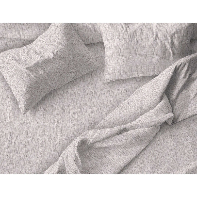 фото Пододеяльник 180х215 см поплин Натурель белый