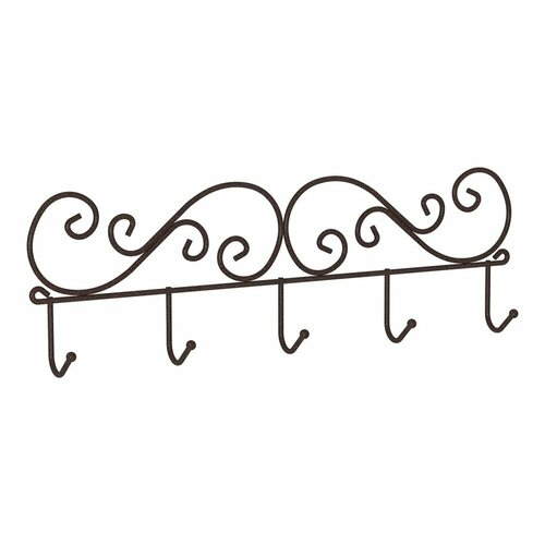 Вешалка Настенная Кружева 5 Медн Антик Соликамск (10) ВН 276 М .