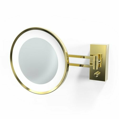 Зеркало косметическое Decor Walther BS 36 LED 220х300 подсветка, 3х, золото 0122120 зеркало луиза 105 см цвет белое золото
