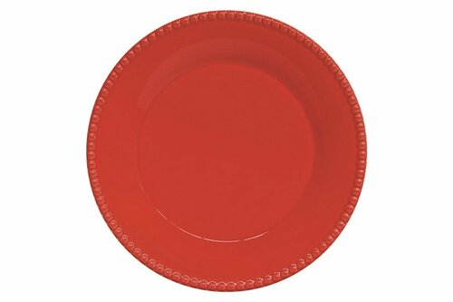 Тарелка обеденная Tiffany, красная, 26 см (Easy Life)