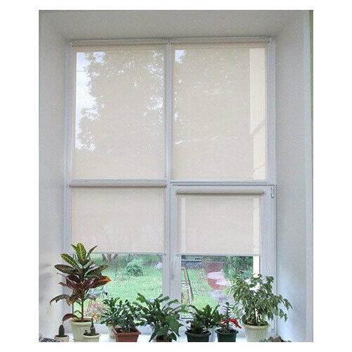 Рулонные шторы мини скрин NEW бежевый 100х180 см